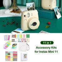 camera accessories kit case album photo frames stickers camera accessories bundle with case for fujifilm instax mini 11