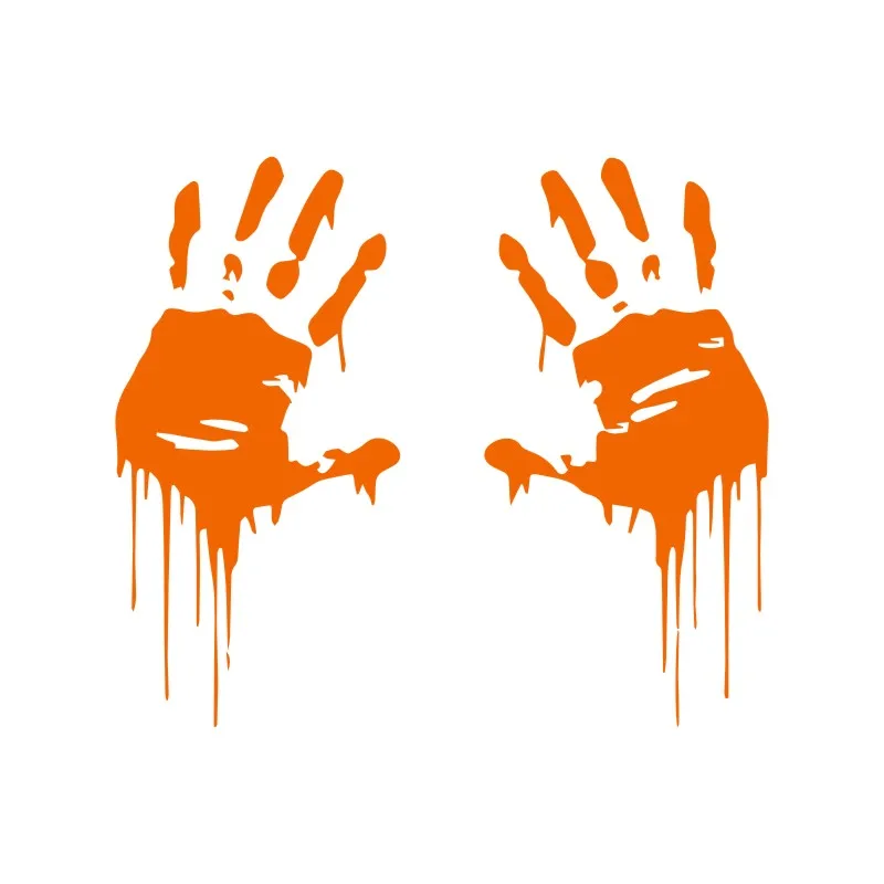 Наклейка Кровь зомби 15x7 5 см наклейка на руку автомобиля JDM гоночный Дрифт