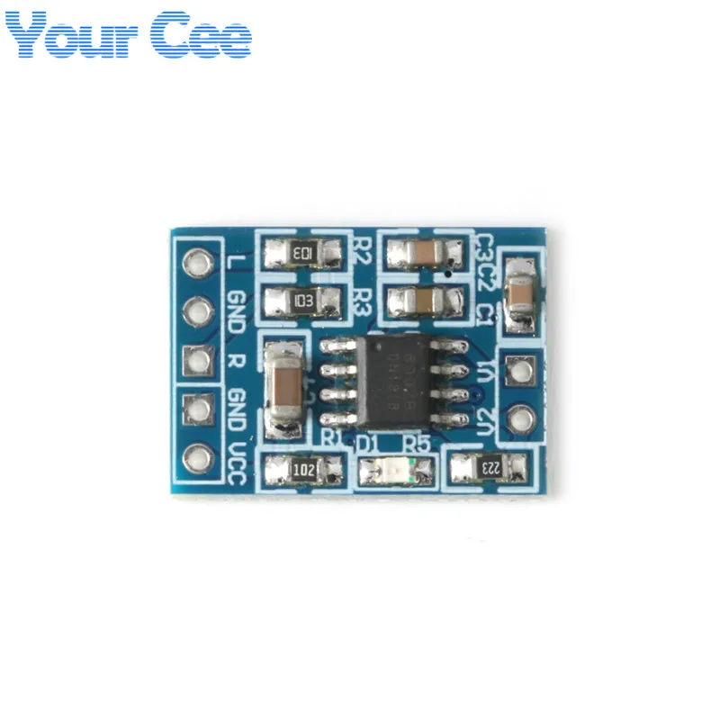 Плата аудио усилителя мощности Mini HXJ8002 модуль аудиоусилителя BTL 3 Вт моно