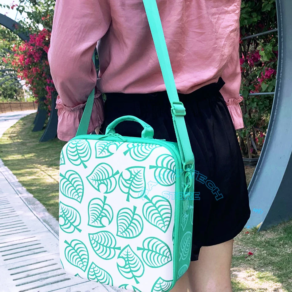 Жесткий чехол для Nintendo Switch большая сумка переноски с перекрещиванием животных