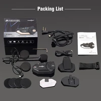 Freedconn R1 Plus Motorcycle Intercom Group 6 Riders Bluetooth WIFI 1080P DVR Recorder Helmet Interphone for Capture Video Sound