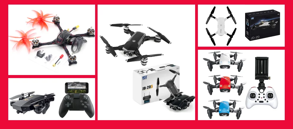 1 шт. JD-20 JD20 wifi FPV Дрон с HD широкоугольной камерой Режим высокой фиксации складной рычаг RC Квадрокоптер RTF селфи Дрон