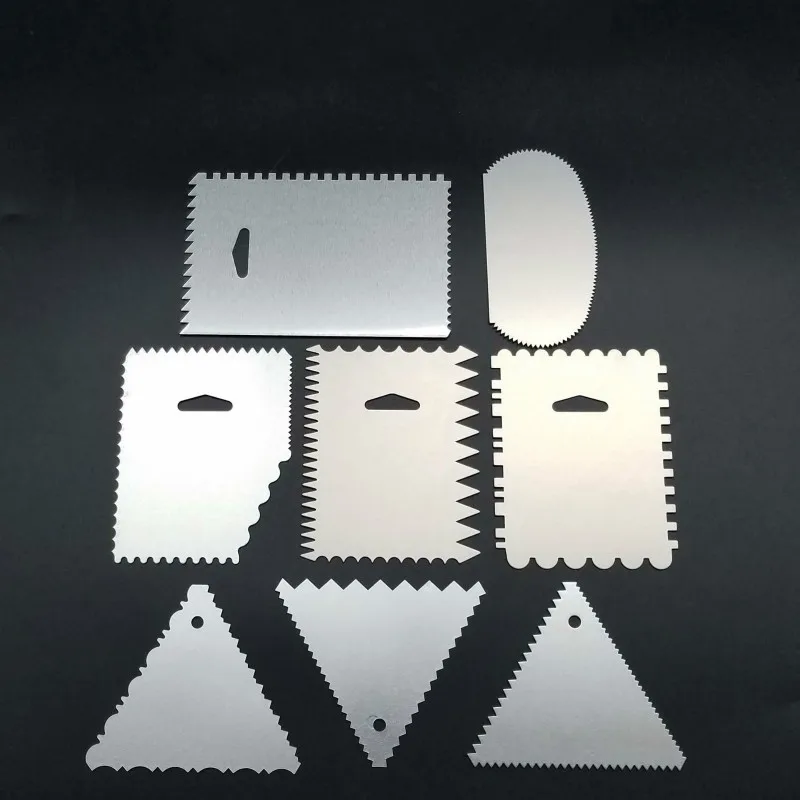 Металлический скребок для теста и помадки DIY кондитерские инструменты украшения