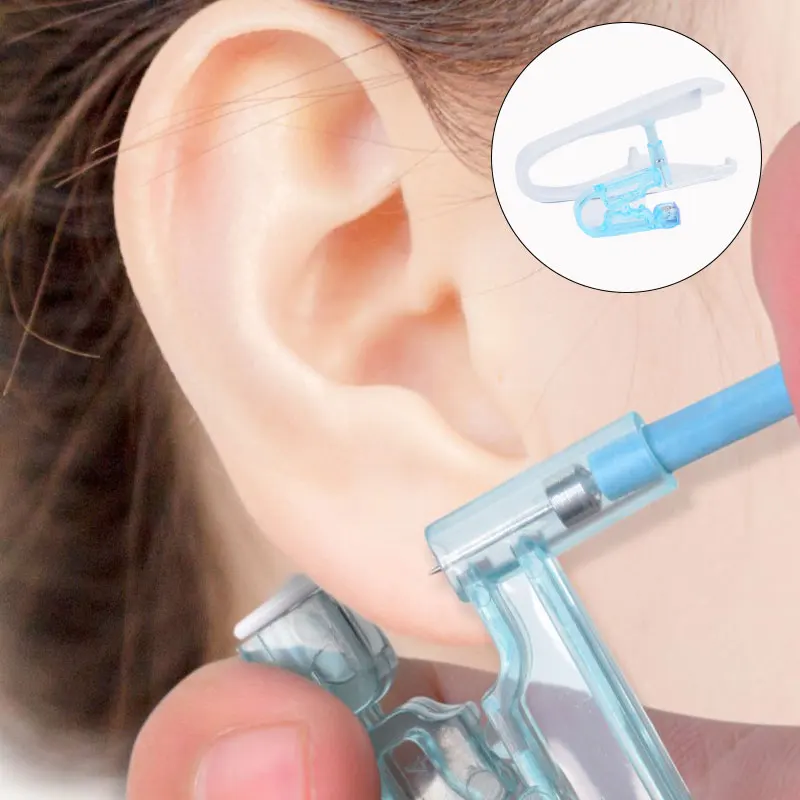 

Piercing Gun Disposable Sterile Ear Nose Piercing Kits Ear Rings Studs With Aid