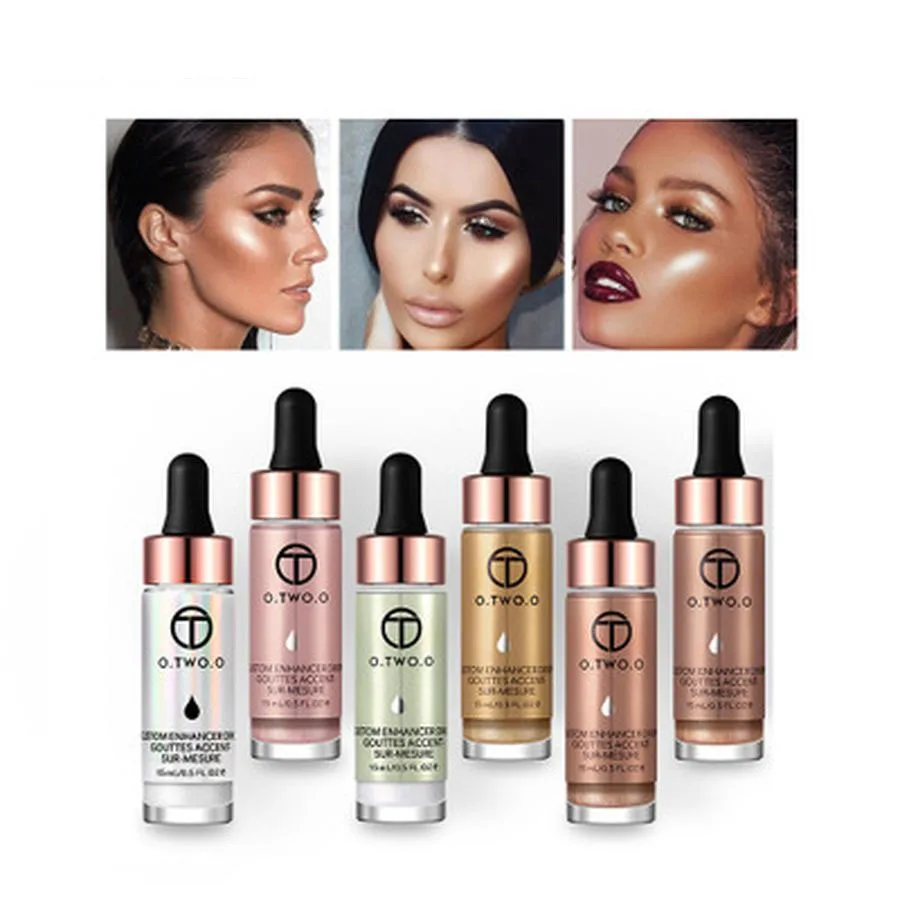 Жидкий Хайлайтер для лица макияж хайлайтер крем консилер Шиммер порошок