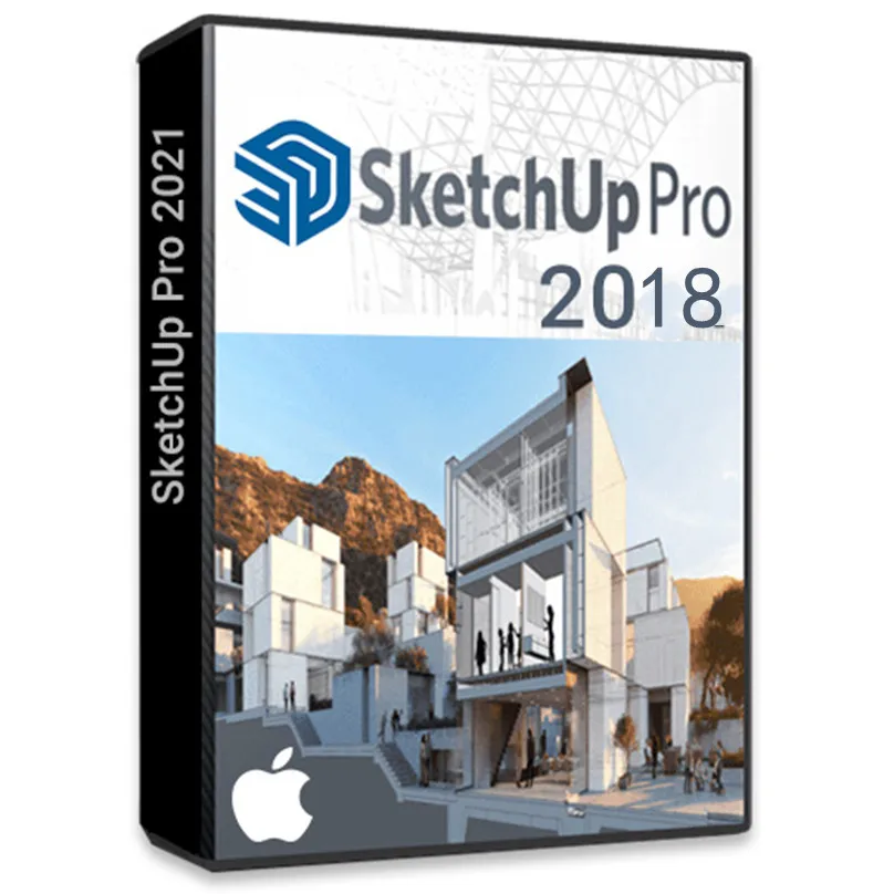 

SketchUp Pro 2018 for Mac 3D Graphic Design Drawing Tools Quick Install - Easy to Use