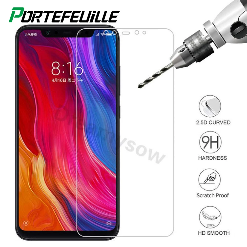 Закаленное стекло для Xiao mi 9 X A1 A3 MAX 3 A2 8 se Lite 6X x 2 2s протектор экрана 9H 2.5D HD телефон