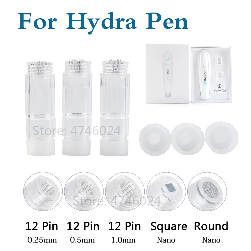 

Hydra ручка H2 иглы картриджи 12 Pin нано микро картридж для гиалуроновой кислоты Электрический автоматический инфузионный Hydra ручка микроиглы