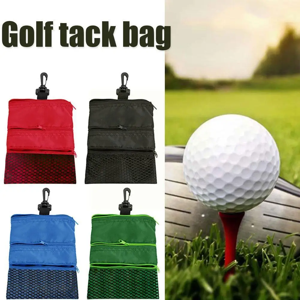 

Black/red/ Blue Portable Golf Ball Bags Holder Zipper Pouch Supply Accessories Training Golf Wholesale Mesh For Outdoor Sto O4q8