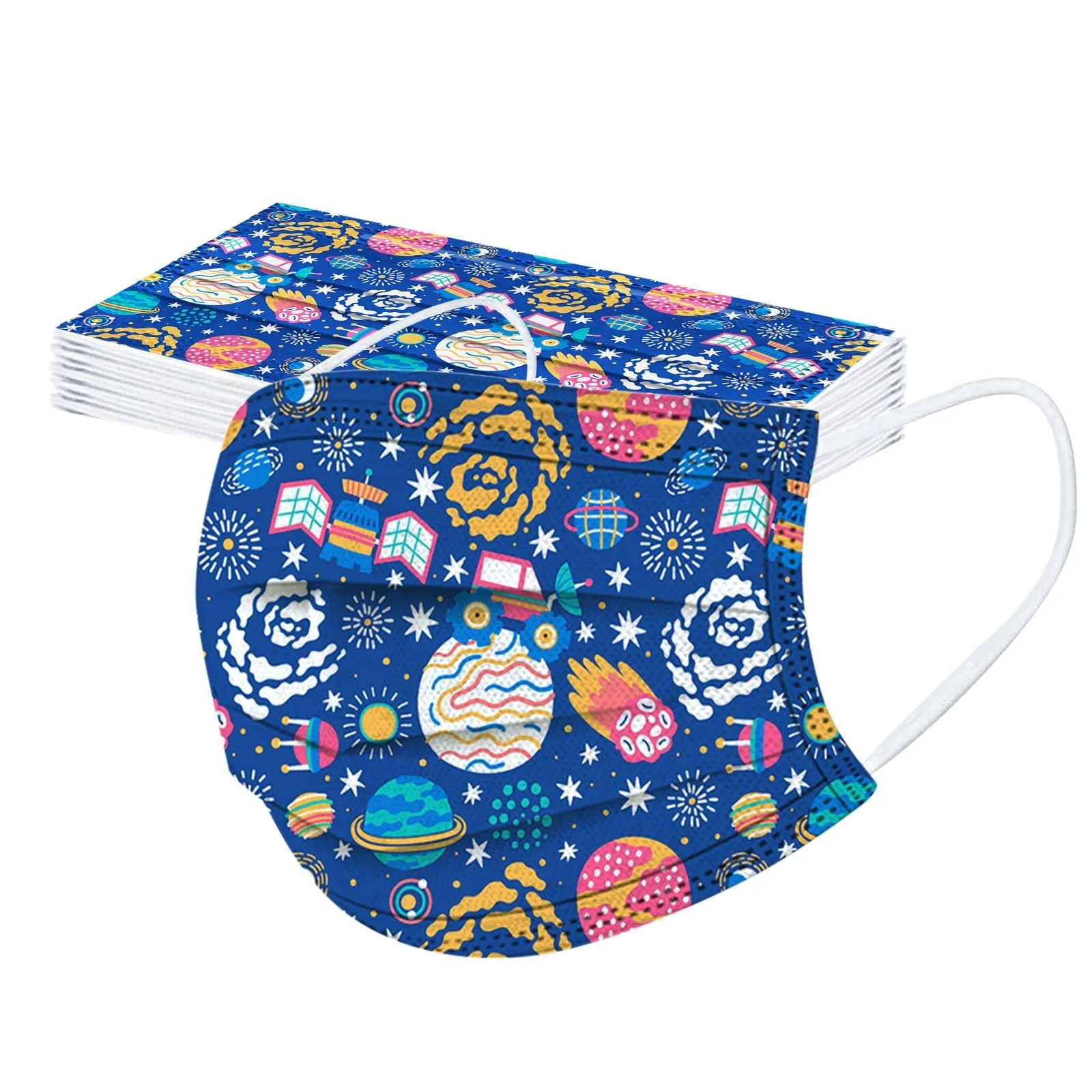 Маска детская одноразовая 3-слойная с фильтром 10 шт. | Красота и здоровье