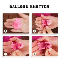 plastic balloon knotter latex balloon fastener easily tool accessories knot christmas birthday decoration party wedding z6s5
