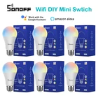Умная светодиодная RGB лампа SONOFF 9 Вт E27 с Wi-Fi, работает с Alexa Google Home, энергосберегающая лампа с регулируемой яркостью для автоматизации приложения eWeLink
