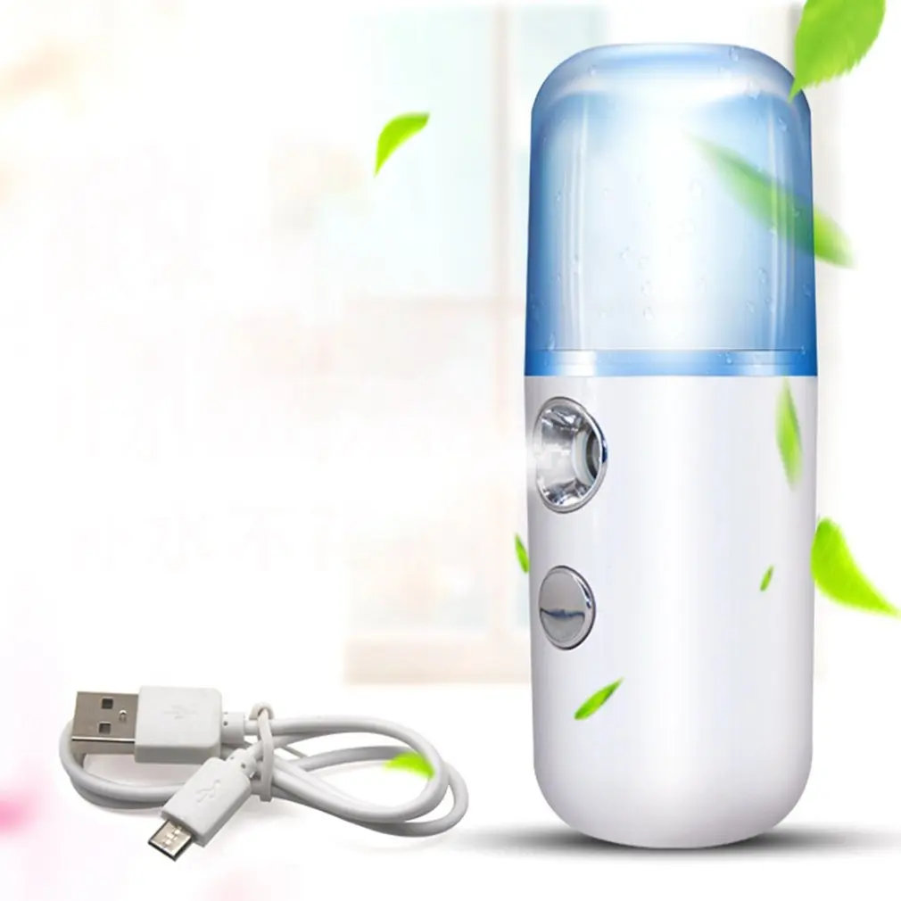 

30ml Mist Spray Facial Moisturizing USB Rechargeable Beauty Instrument Face Humidifier Portable Daily Cooling Water Sprayer