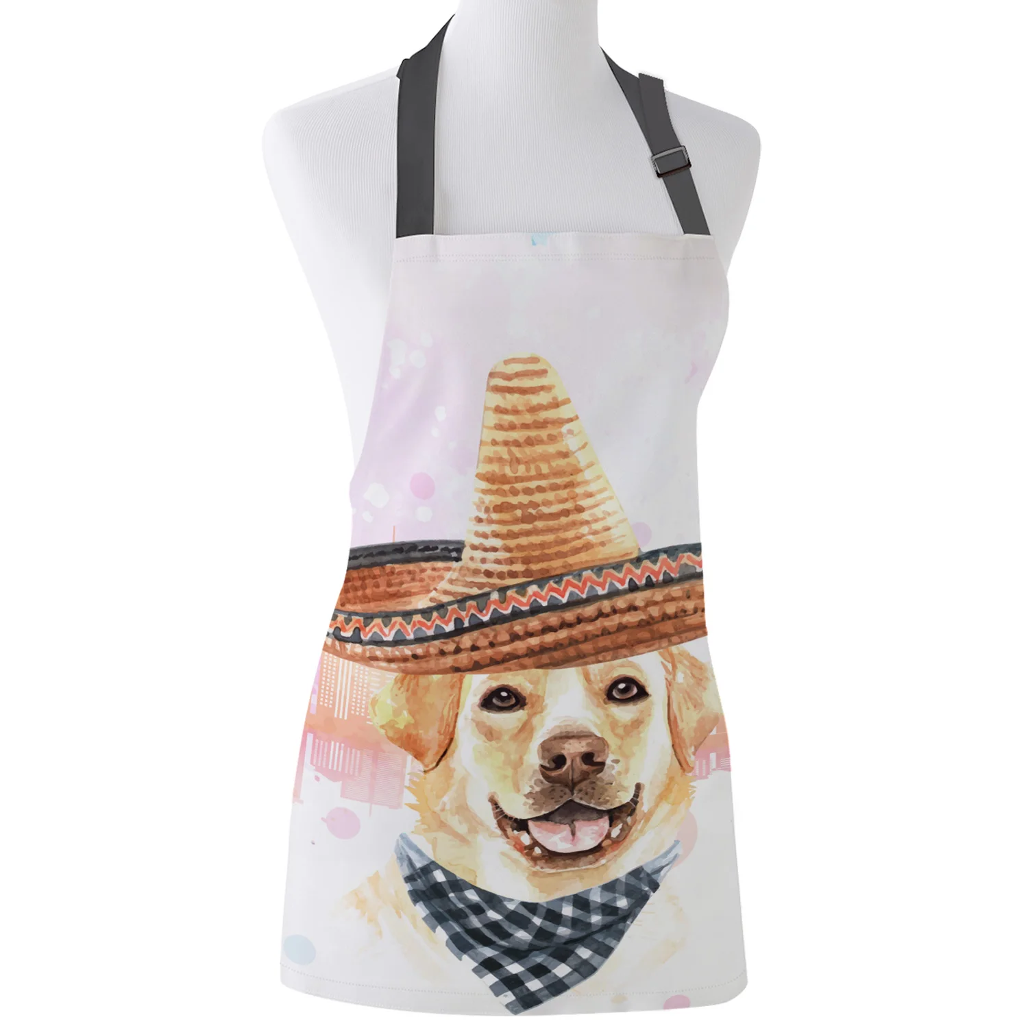 Смешной фартук Ванкувер город здание Собака Золотой ретривер Кухонные фартуки