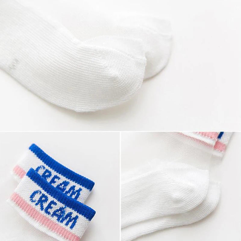 

5 Pairs/Lot Baby Soft Cotton Socks Infant Cute Casual Fashion Breathable Mesh For 12-24 Month Boy Girl Kids Gifts CN