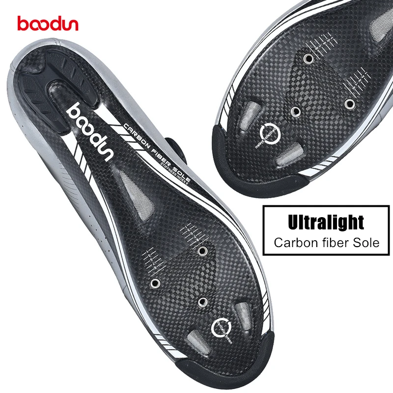 BOODUN/Мужская Светоотражающая велосипедная обувь из углеродного волокна