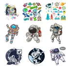 Термонаклейки для Глажка одежды патчи для одежды наклейки сделай сам космический патч прокладочный материал с поливинилхлоридная клейкой полосой C