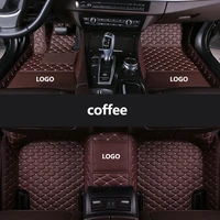 kalaisike custom logo car floor mats for acura all models mdx rl tl ilx cdx rdx zdx tlx l auto accessories car styling
