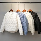 Зимние и осенние куртки на утином пуху, теплая Женская куртка оверсайз, ультралегкое пальто с длинным рукавом, мягкая короткая повседневная куртка-бомбер, осенние модные парки