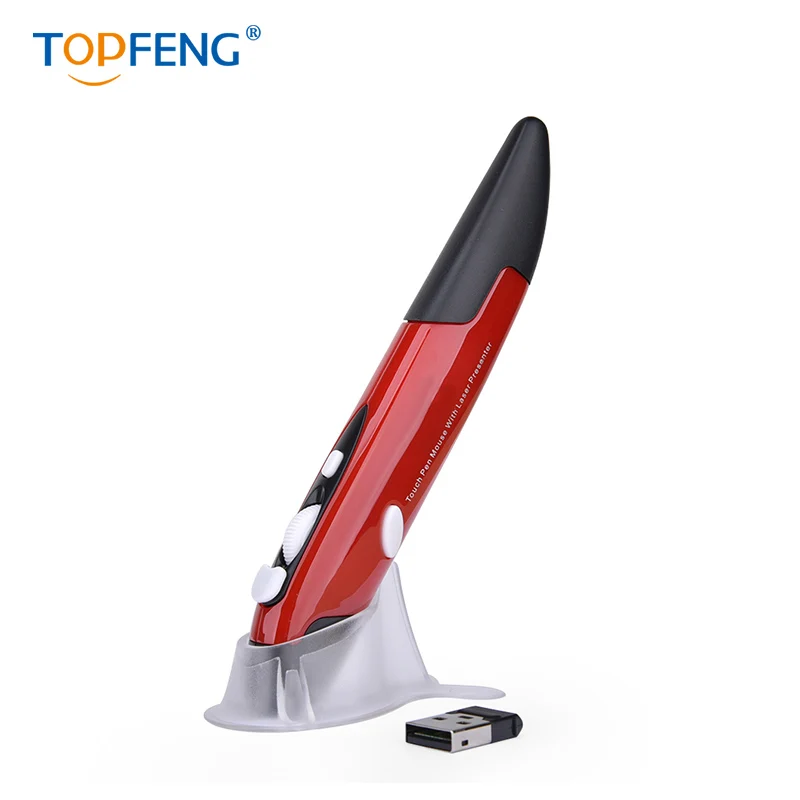 Беспроводная оптическая карманная Ручка мышь регулируемая почерк мини