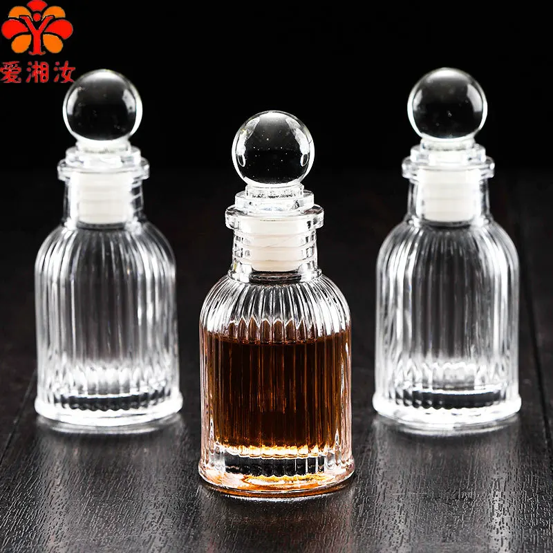 

Aixiangru Bar Bitters Bottles Roman Column Aromatherapy Olive Oil Dispenser Glass Bottle Kitchen Accessories 40ML Oil Bottle
