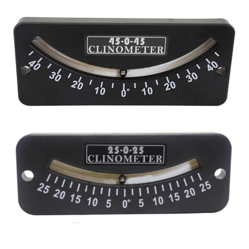 

Protractor Tool Instrument Locator Accurate Dual Scale Tilt Gauge Compatible with Boat Portable Angle Indicator