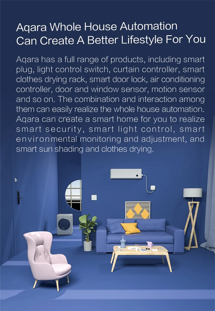 Aqara P3 Air Conditioning Companion With Temperature Humidity Sensor Gateway hub ZigBee wifi For Xiaomi mijia  apple Homekit