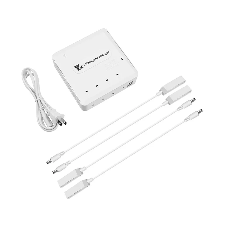 

Intelligent Smart Battery Charger with USB Port for Xiaomi Fimi X8 SE Drone Controller Battery Charging Hub 6-IN-1 Multi Charger
