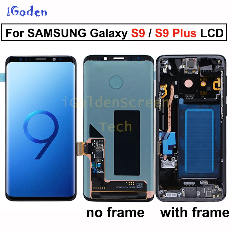 Super AMOLED LCD 5 8 &quotдля Samsung S9 ЖК-дисплей кодирующий преобразователь сенсорного экрана