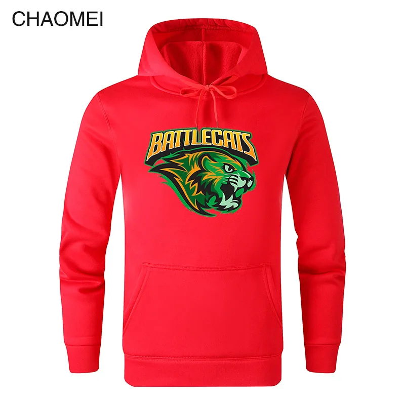 Мужская Флисовая Толстовка с капюшоном и принтом в виде головы тигра|Мужские