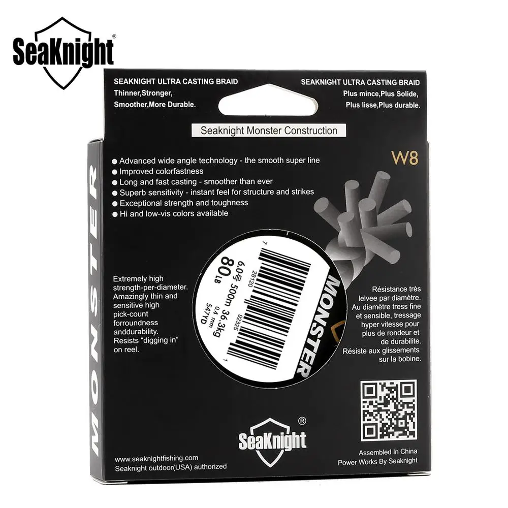 

W8 300m 500m Multi Color Braid Fishing Line 8 Strands Pe Lines 100% Uv Layer Low Extremely For Saltwater 20-100lb