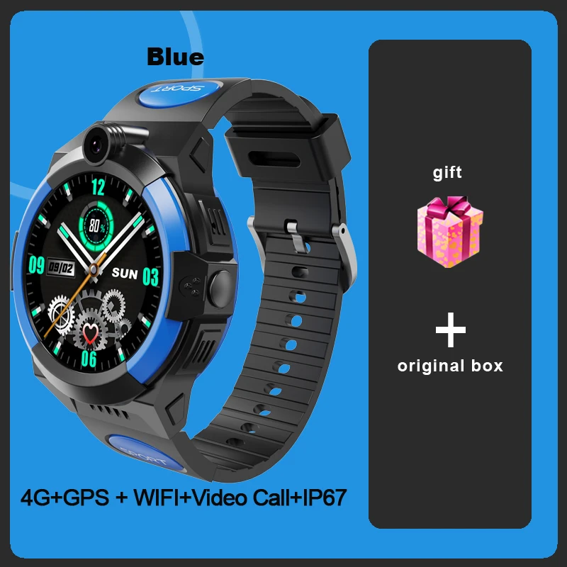 

Kids 4G Smart Phone Watch GPS WiFi Video Call IP67 Waterproof LBS Location SOS Call Back Children Smartwatch Phone Android IOS