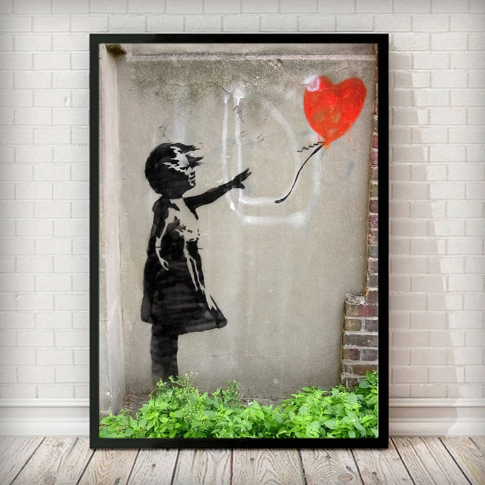 Бэнкси девочка с воздушным шаром. Постер девочка с шариком. Картина Бэнкси девушка с воздушным шаром.