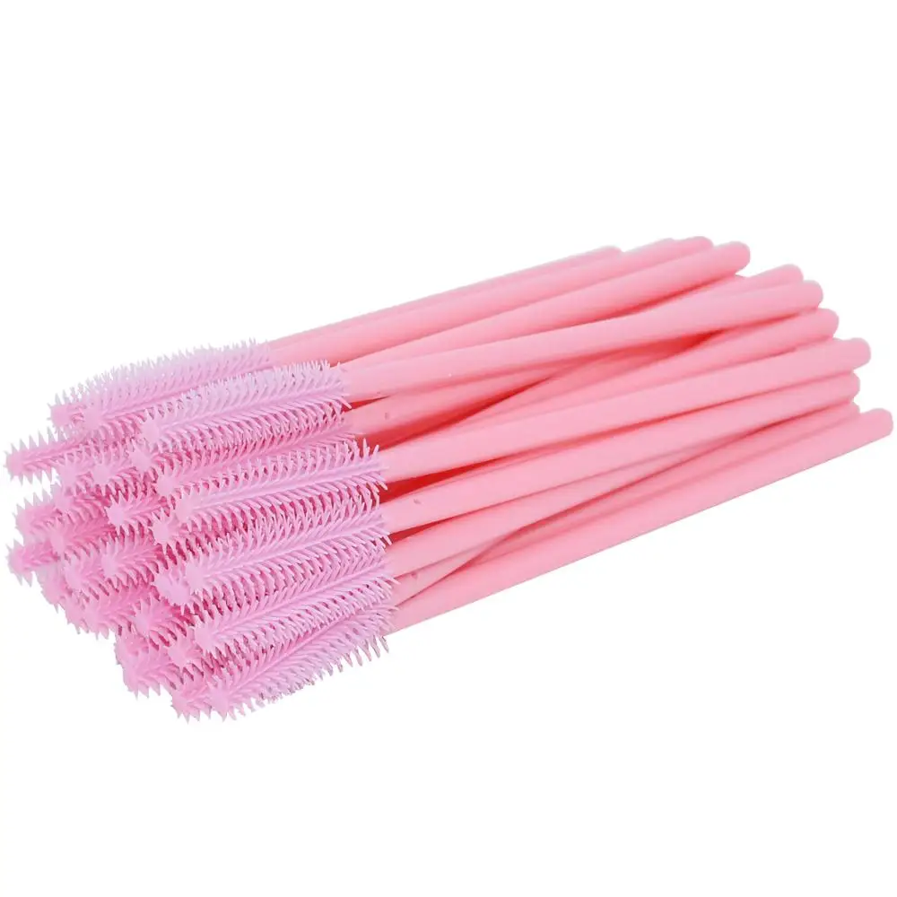 10 шт. высокое качество силиконовая Кисть для макияжа ресниц расческа туши