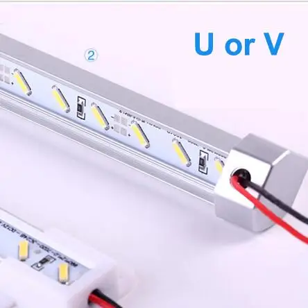 50 см Заводская оптовая высокая яркость DC 12V 36 SMD 7020 LED Жесткая жесткая полоса света