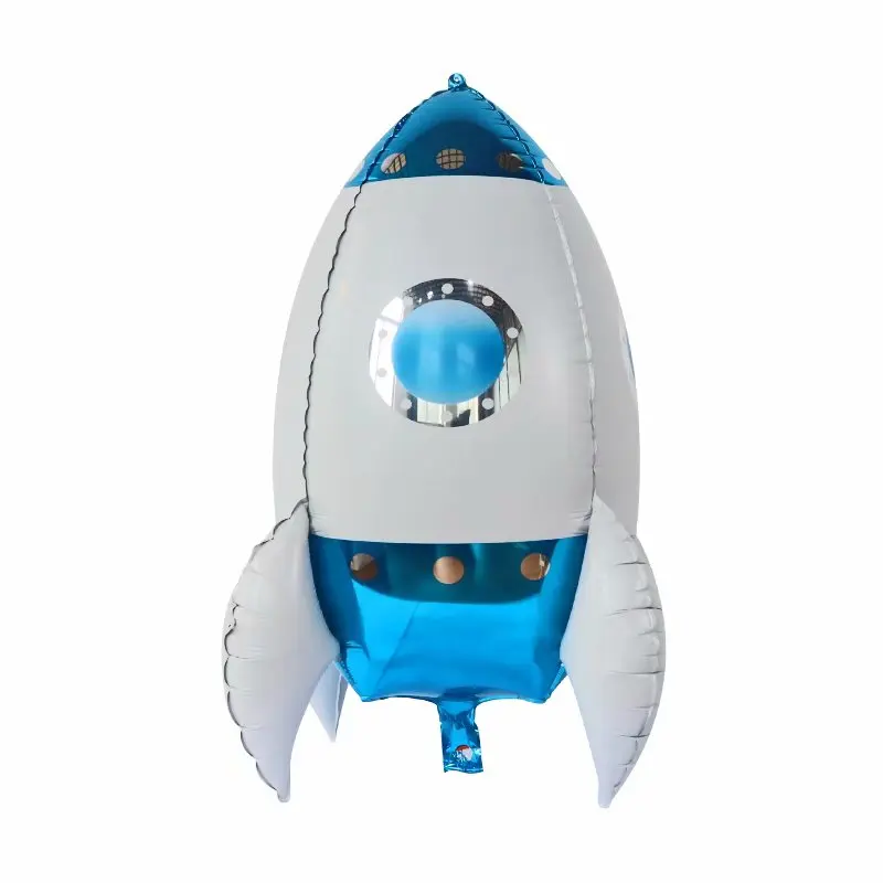 

10/30/50pcs 4D 70*43cm Rocket Foil Balloons Galaxy Theme Party Boy Kids Birthday Party Decor Favors Kids Toy Helium Globals