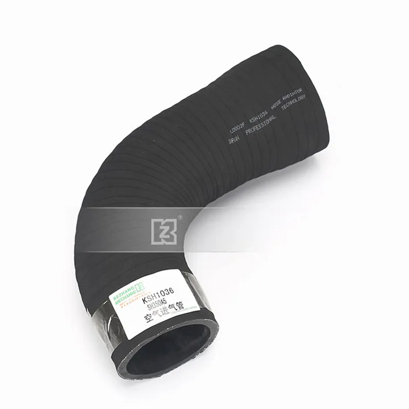 

For Sumitomo SH350A5 air filter intake pipe turbocharger rubber air hose L0002F/KSH1036 excavator parts