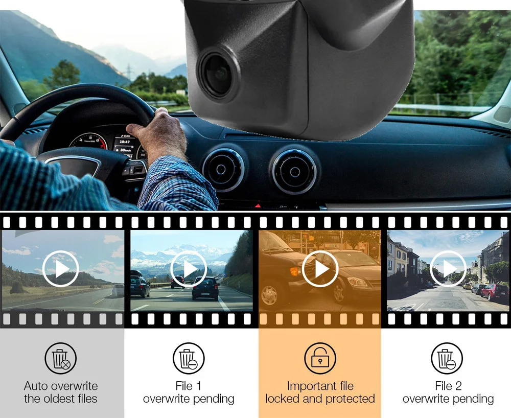 Jabriel 1080P Автомобильная камера Скрытая камера 24 часа Автомобильный видеорегистратор для vw golf 4 5 6 7 mk3 mk4 Volkswagen passat b8 Polo Tiguan touareg