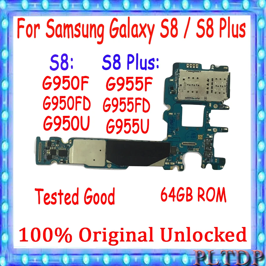 100% Оригинальный разблокированный для Samsung Galaxy S8 Plus G955F G955FD G955U G950FD G950F G950U