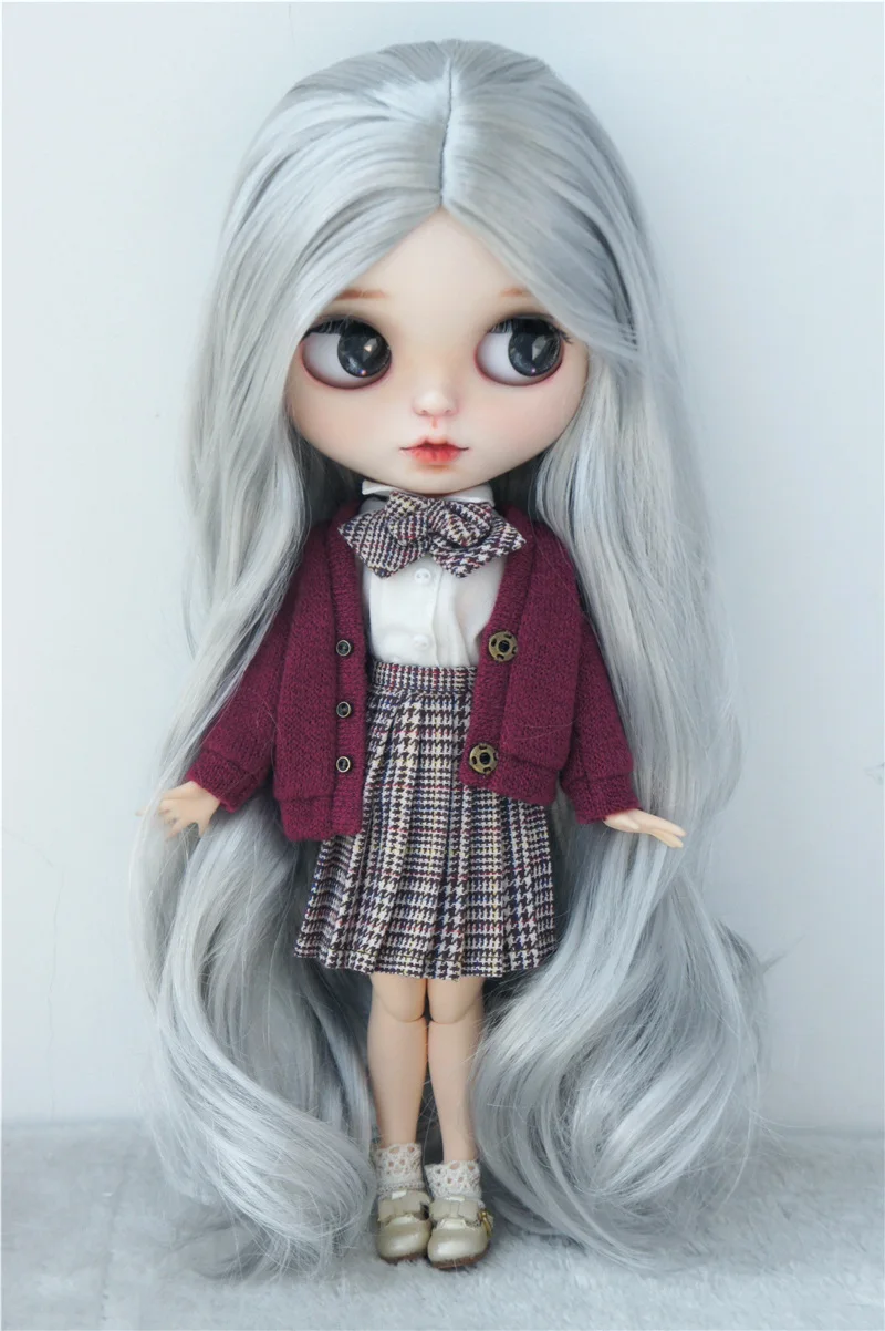 JD028B 1/6 1/4 1/3 фантастические синтетические мохеровые парики BJD для размеров 6-7