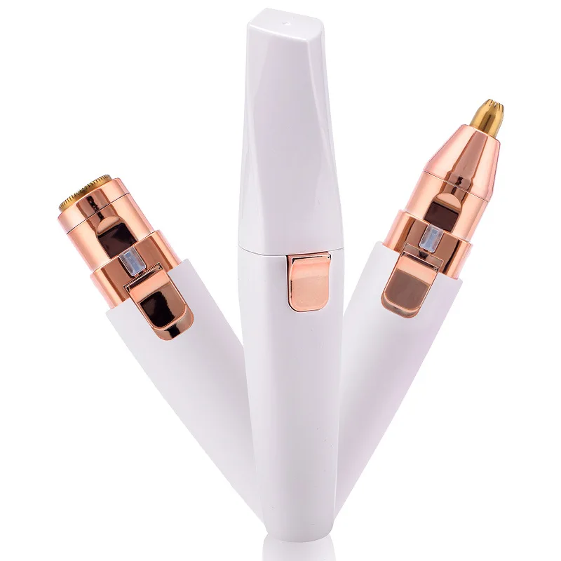 

2 in 1 Women's Shaver Eyebrow Trimming Knife Lipstick Styling Electric Hair Remover USB Rechargeable Mini Epilator For Ladies