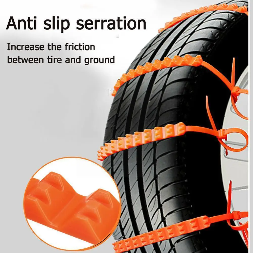 

10 шт., противоскользящий ремень для автомобильных зимних шин G8c1