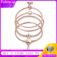 100 925silver classic snake chain bangle bracelet for women sterling silver jewelry