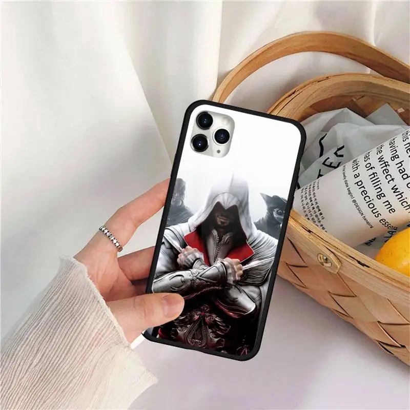

Assassin's Creed Phone Case Tempered glass For iphone 11 12 PRO MAX X XS XR 5C 6 6S 7 8 plus