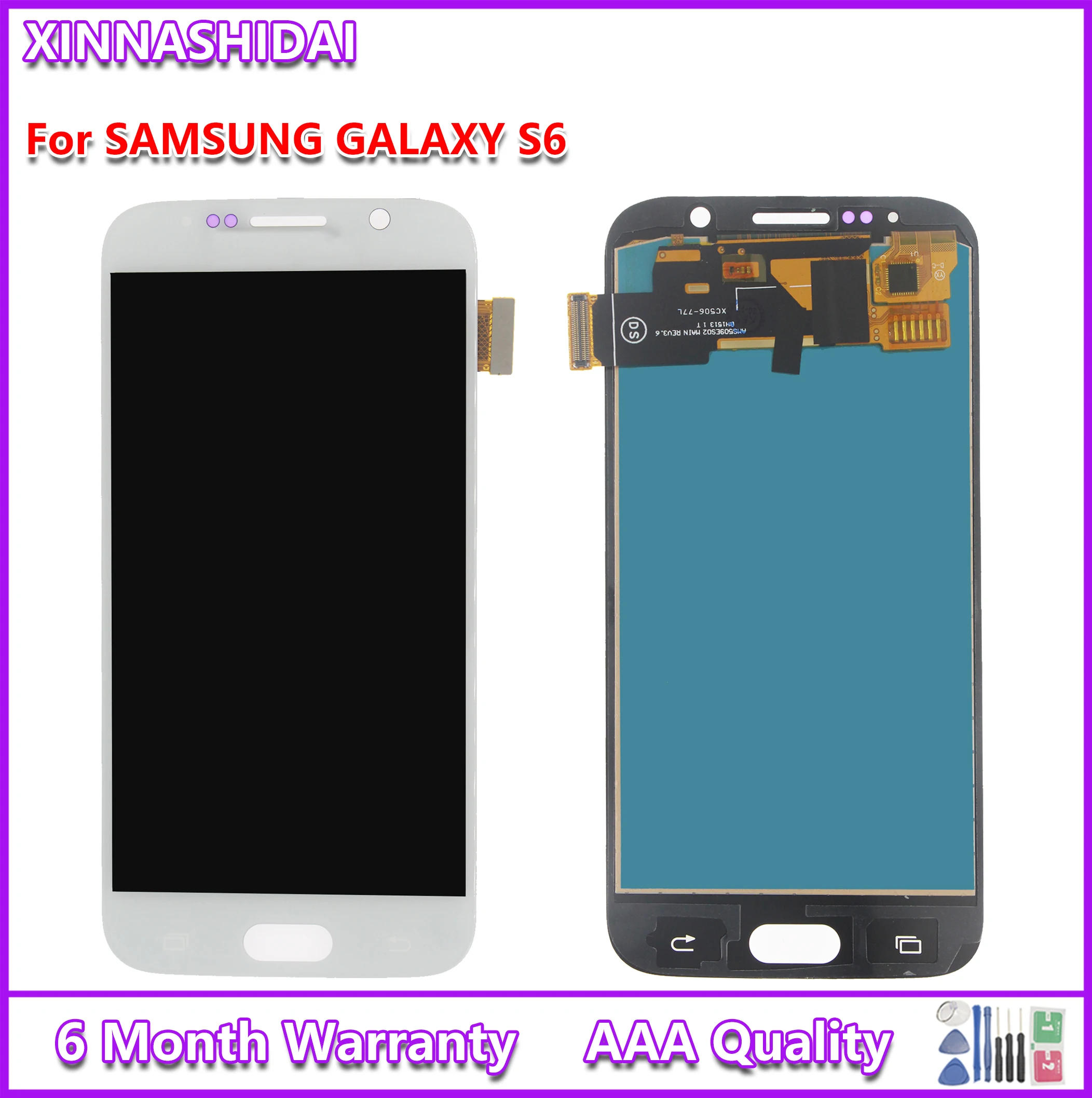 

ЖК-дисплей INCELL TFT для Samsung Galaxy S6, G920, G920F, G920I, G920A, сенсорный экран, 100% рабочий, полная сборка, замена
