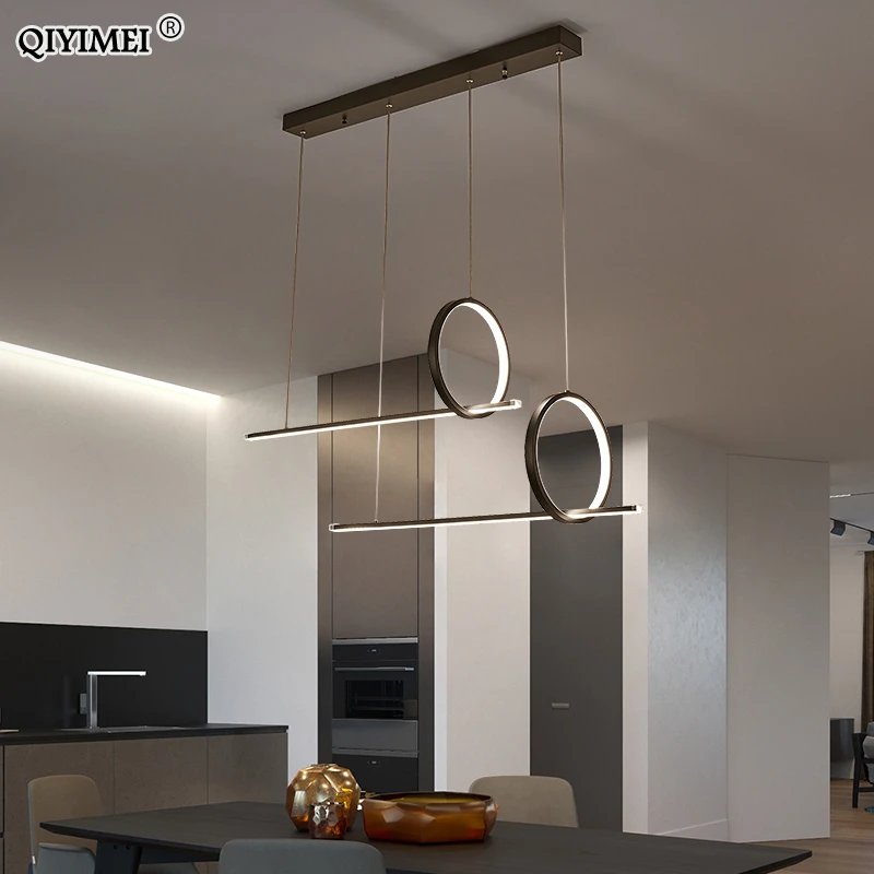 Современные светодиодсветодиодный подвесные светильники для столовой кухни с