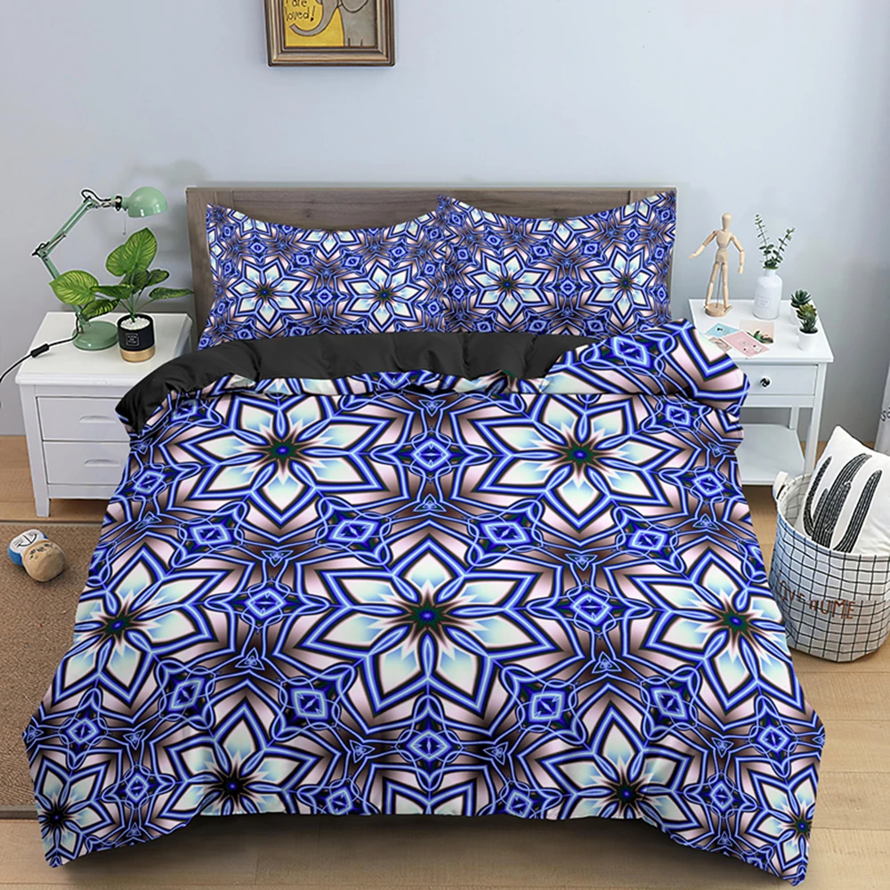 

Soft Duvet Cover Sets Bohemia Bedding Set Beds Linens Quilt Covers Single Double Queen King Size BedClothes (No Bed Sheet)