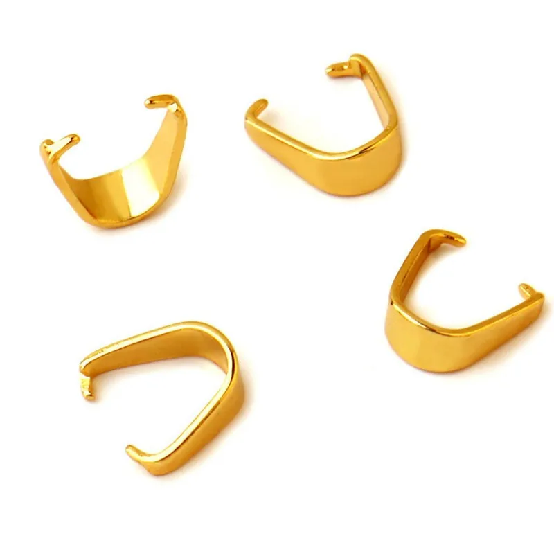 

Stainless steel melon seed buckle Pendant Necklace Pendant buckle DIY jewelry accessories 100 a bag of jewelry production