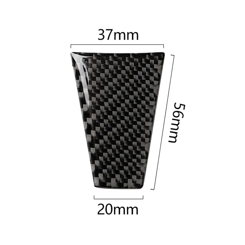 1 шт. углеродного волокна Чехол рулевого колеса автомобиля Стикеры s