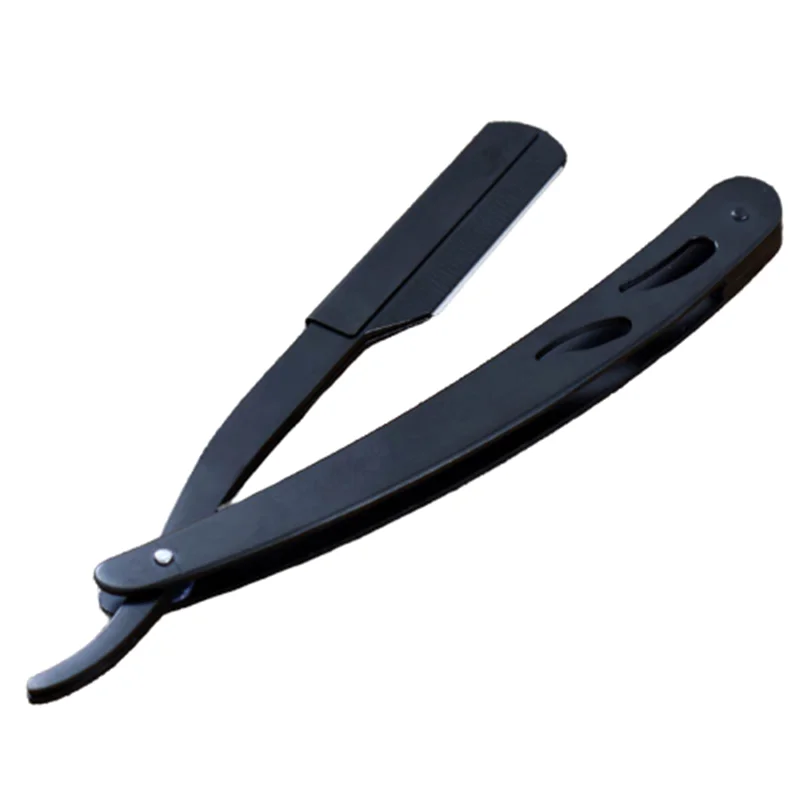 Инструменты для бритья мужчин складной нож Античный Черный из нержавеющей стали